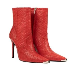Amiri Red Booties